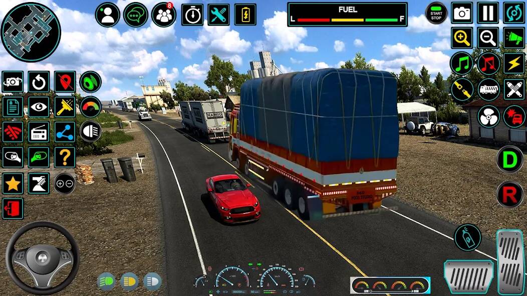 Скачать взломанную Indian Truck Offroad Cargo Sim [МОД безлимитные деньги] на Андроид - Версия 1.6.2 apk