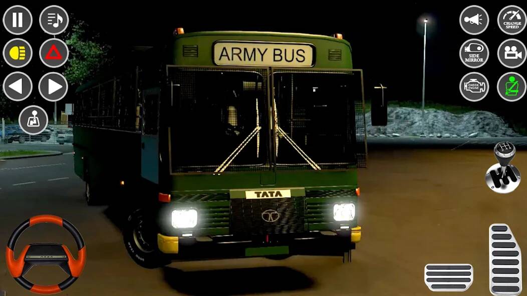 Скачать взломанную нас военный автобус игра 3d [МОД много монет] на Андроид - Версия 2.4.4 apk