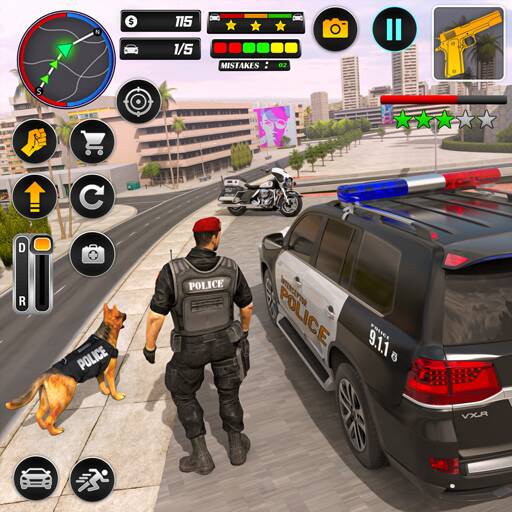Скачать взломанную Полицейская машина США игры [МОД открыто все] на Андроид - Версия 2.7.8 apk