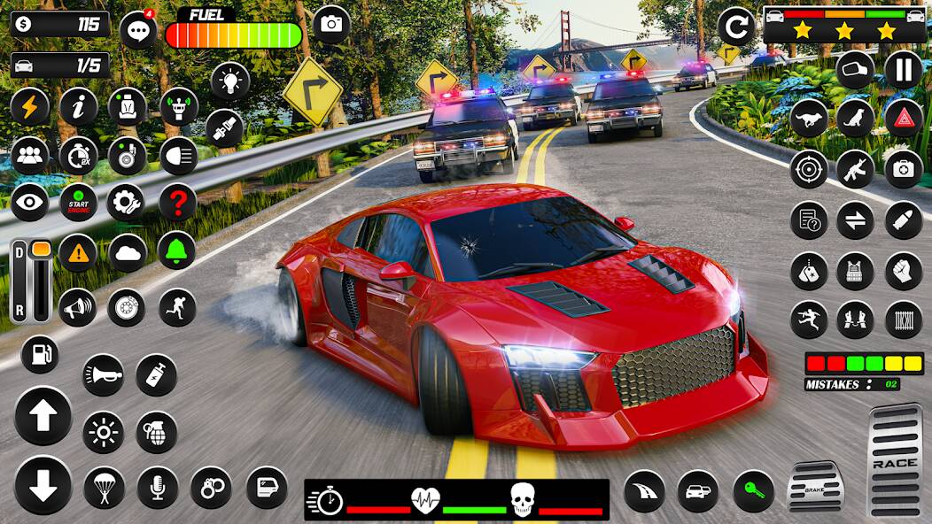Скачать взломанную Полицейская машина США игры [МОД открыто все] на Андроид - Версия 2.7.8 apk