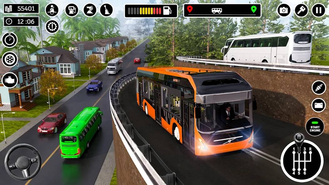 Скачать взломанную Bus Simulator 3D: Bus Games [МОД много монет] на Андроид - Версия 1.4.7 apk