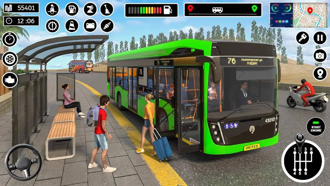 Скачать взломанную Bus Simulator 3D: Bus Games [МОД много монет] на Андроид - Версия 1.4.7 apk