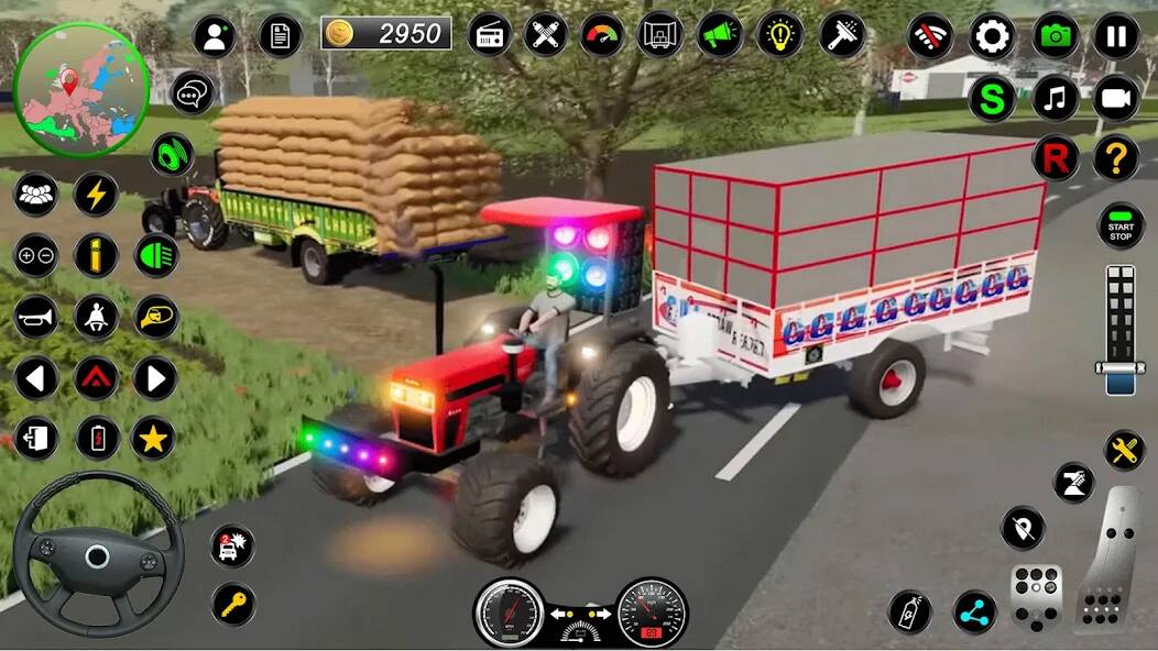 Скачать взломанную Индийская тракторная игра 3D [МОД открыто все] на Андроид - Версия 0.1.5 apk