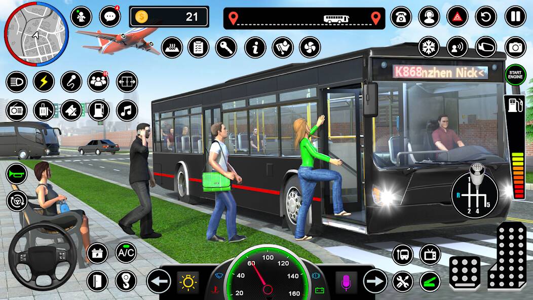 Скачать взломанную Симулятор городского автобуса [МОД безлимитные деньги] на Андроид - Версия 2.8.8 apk
