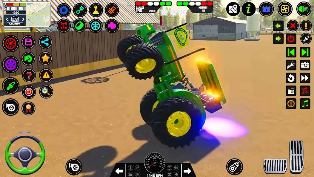 Скачать взломанную Тракторные фермерские игры 3D [МОД много монет] на Андроид - Версия 2.1.5 apk
