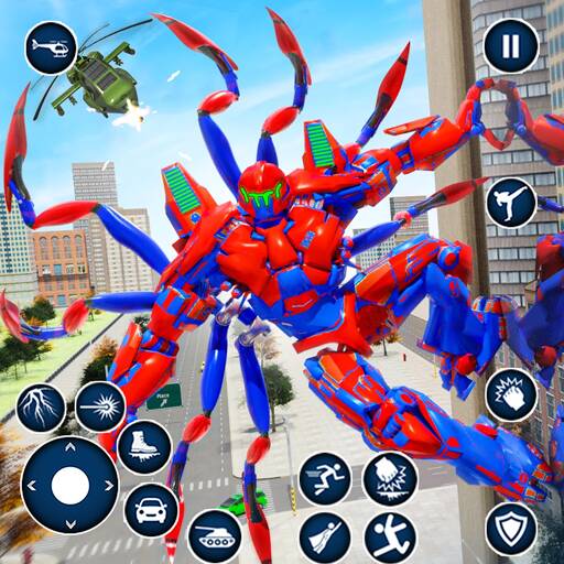 Скачать взломанную Spider Robot: Robot Car Games [МОД открыто все] на Андроид - Версия 1.2.8 apk