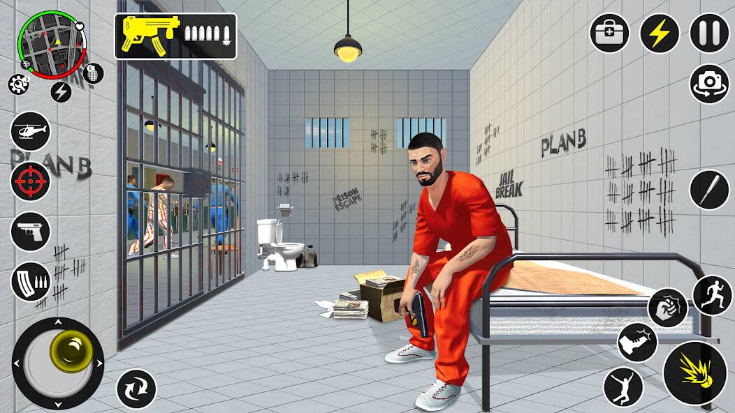 Скачать взломанную Grand Jailbreak Prison Escape [МОД безлимитные деньги] на Андроид - Версия 2.4.7 apk