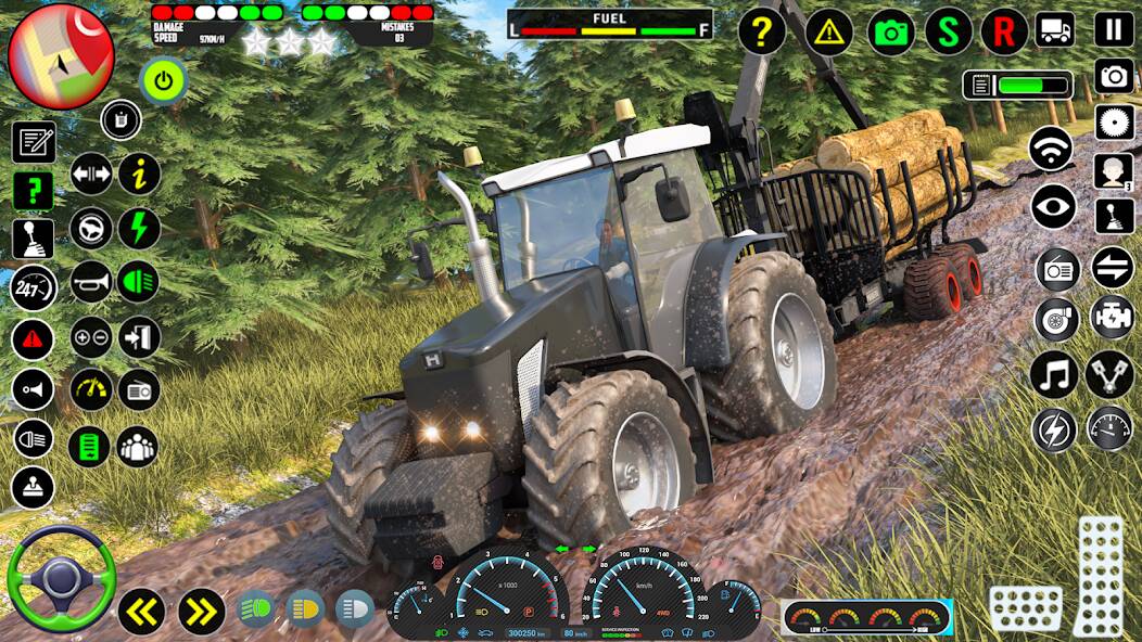 Скачать взломанную Реальный трактор ферма игра 3d [МОД много монет] на Андроид - Версия 1.8.6 apk