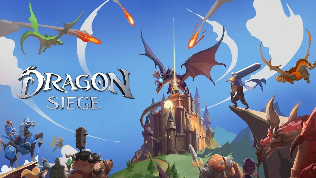 Скачать взломанную Dragon Siege: Kingdom Conquest [МОД открыто все] на Андроид - Версия 0.7.6 apk