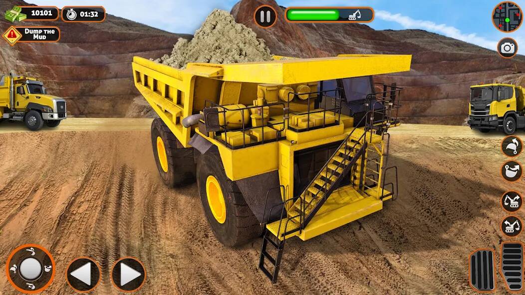 Скачать взломанную Construction Dump Truck Sim [МОД открыто все] на Андроид - Версия 2.2.6 apk