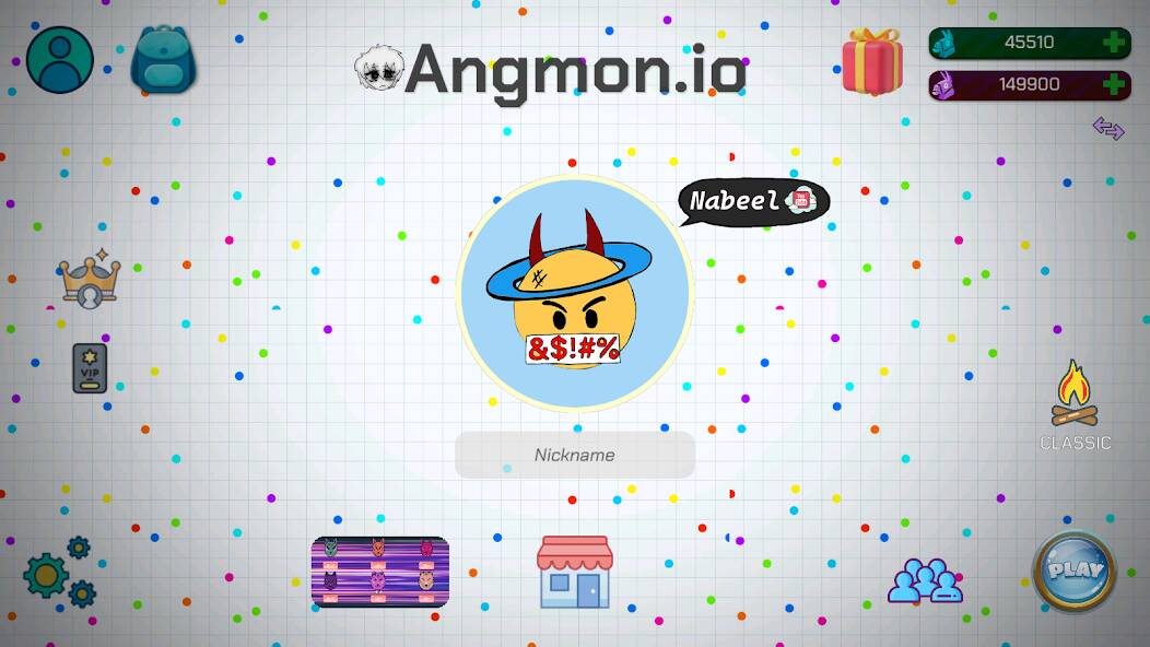 Скачать взломанную Angmon.io [МОД безлимитные деньги] на Андроид - Версия 2.4.1 apk