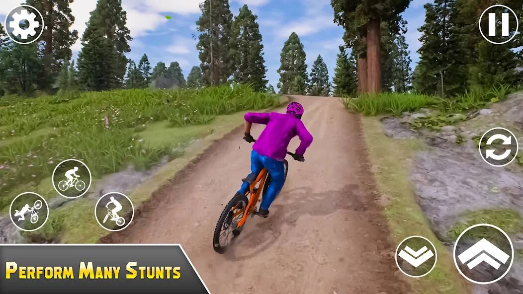 Скачать взломанную Велосипедные игры BMX для безд [МОД много монет] на Андроид - Версия 0.8.2 apk