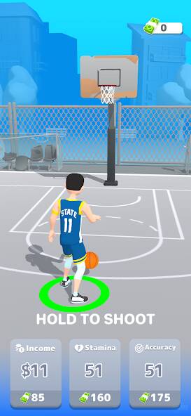 Скачать взломанную My Basketball Career [МОД много монет] на Андроид - Версия 0.1.5 apk