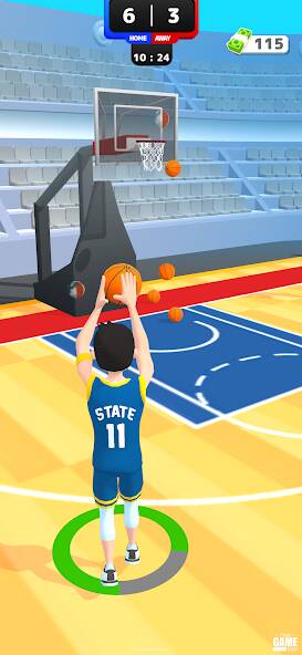 Скачать взломанную My Basketball Career [МОД много монет] на Андроид - Версия 0.1.5 apk