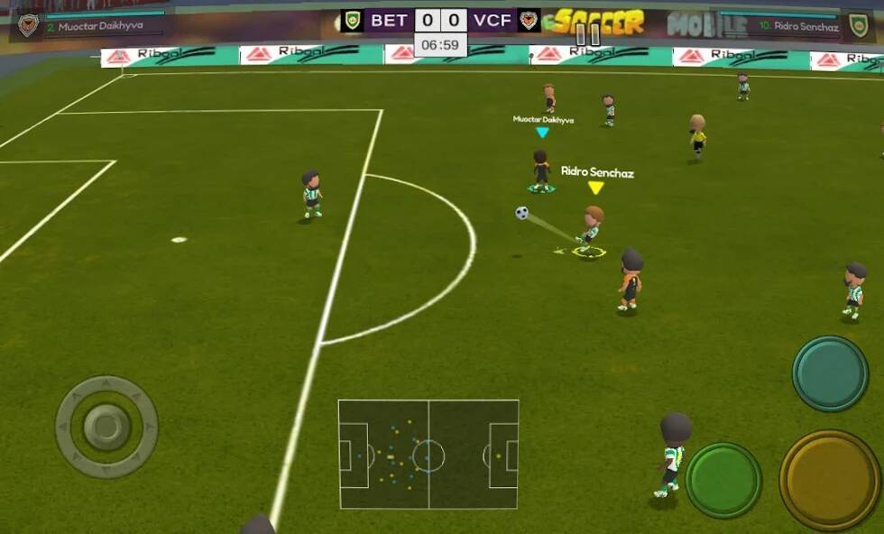 Скачать взломанную Super Arcade Soccer Mobile [МОД открыто все] на Андроид - Версия 0.3.5 apk