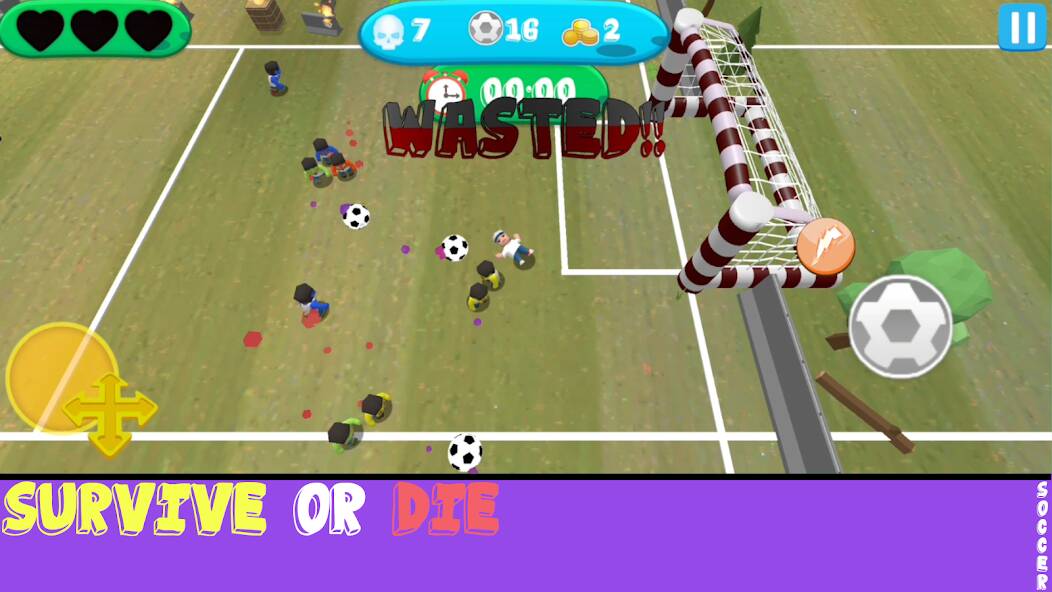 Скачать взломанную Soccer Apocalypse Survival [МОД безлимитные деньги] на Андроид - Версия 1.6.3 apk