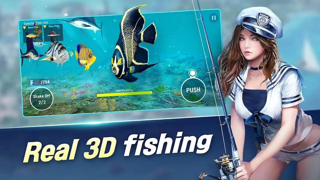 Скачать взломанную World Fishing Championship [МОД много монет] на Андроид - Версия 0.4.6 apk