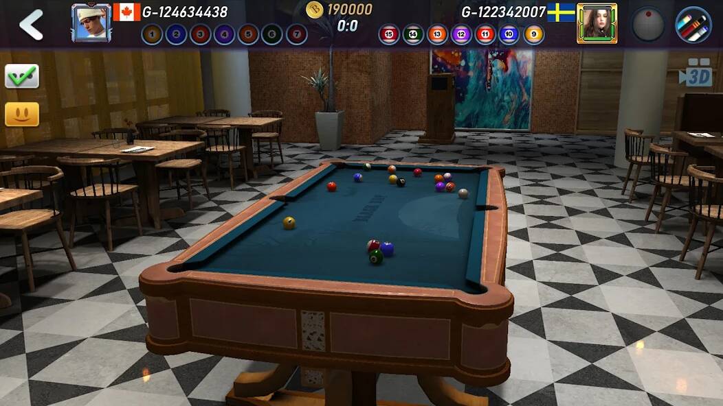 Скачать взломанную Real Pool 3D 2 [МОД безлимитные деньги] на Андроид - Версия 0.6.9 apk