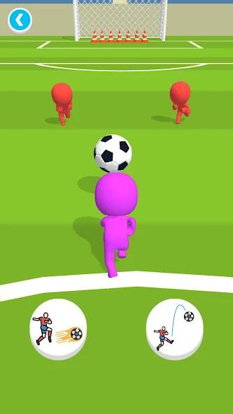 Скачать взломанную Soccer Runner [МОД безлимитные деньги] на Андроид - Версия 2.6.1 apk
