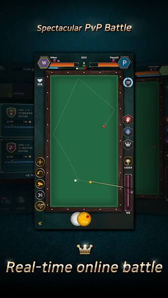 Скачать взломанную Real Billiards Battle - carom [МОД безлимитные деньги] на Андроид - Версия 1.3.5 apk