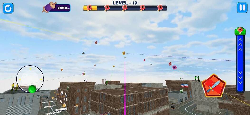Скачать взломанную Indian Kite Flying 3D [МОД безлимитные деньги] на Андроид - Версия 1.2.4 apk