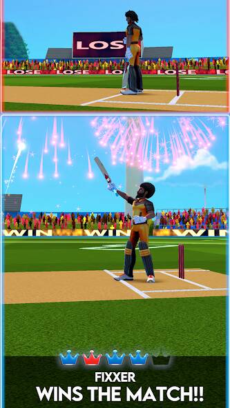 Скачать взломанную Stick Cricket Clash [МОД открыто все] на Андроид - Версия 2.2.1 apk