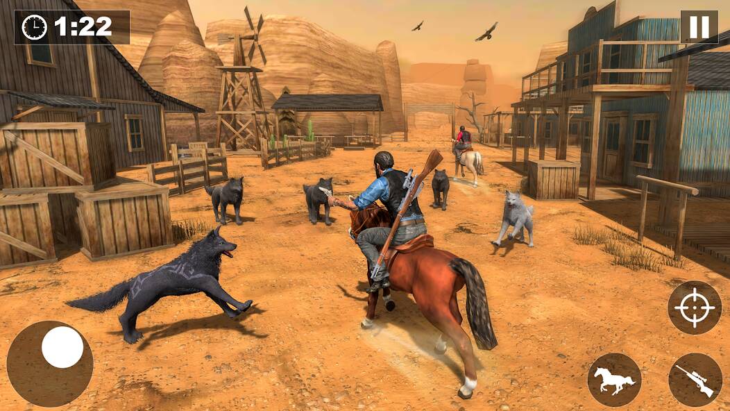 Скачать взломанную West Cowboy - Gunfighter Game [МОД безлимитные деньги] на Андроид - Версия 0.1.3 apk