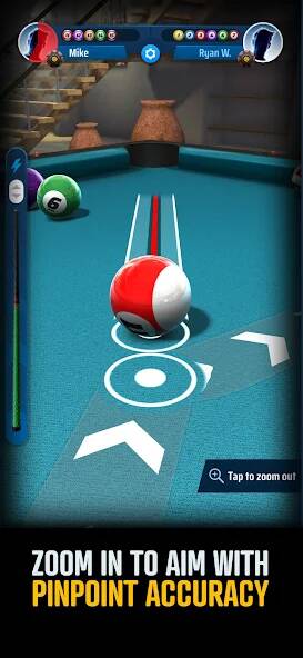 Скачать взломанную 8 Ball Smash: Real 3D Pool [МОД открыто все] на Андроид - Версия 0.3.4 apk