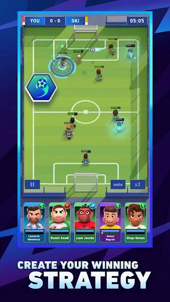 Скачать взломанную AFK Football：Soccer Game [МОД открыто все] на Андроид - Версия 1.4.9 apk