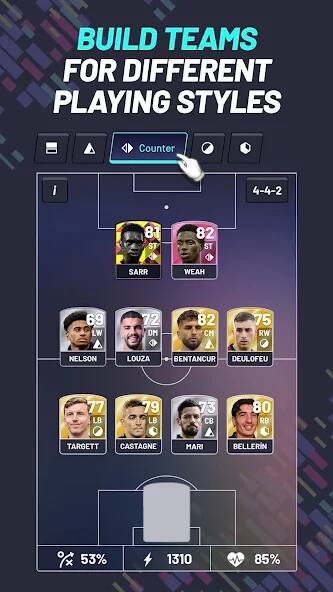 Скачать взломанную Soccer Club Rivals [МОД открыто все] на Андроид - Версия 1.5.8 apk
