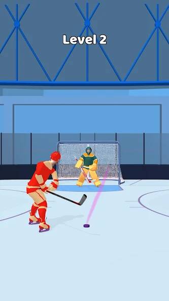 Скачать взломанную хоккей буллиты вратарь игра [МОД много монет] на Андроид - Версия 1.1.2 apk