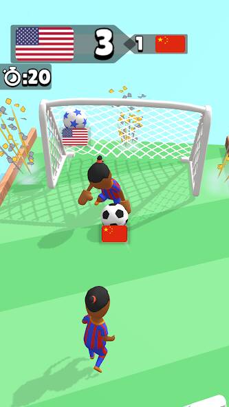 Скачать взломанную Soccer Dash [МОД открыто все] на Андроид - Версия 0.6.5 apk