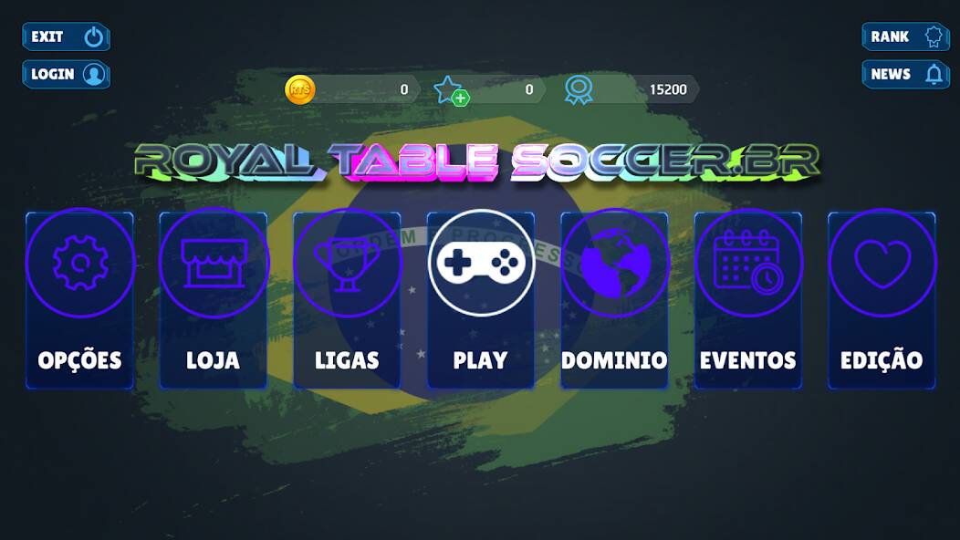 Скачать взломанную Royal Table Soccer .BR [МОД много монет] на Андроид - Версия 2.1.5 apk