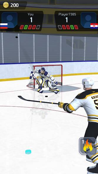 Скачать взломанную Hockey Game Stars 3D [МОД безлимитные деньги] на Андроид - Версия 2.4.1 apk