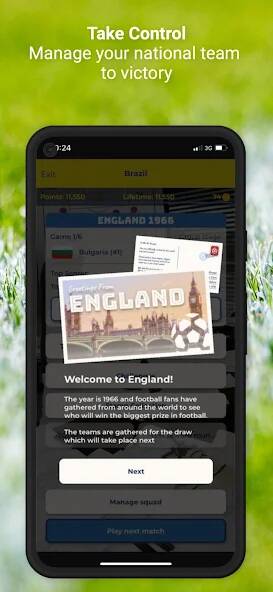 Скачать взломанную International Football Manager [МОД много монет] на Андроид - Версия 1.7.4 apk