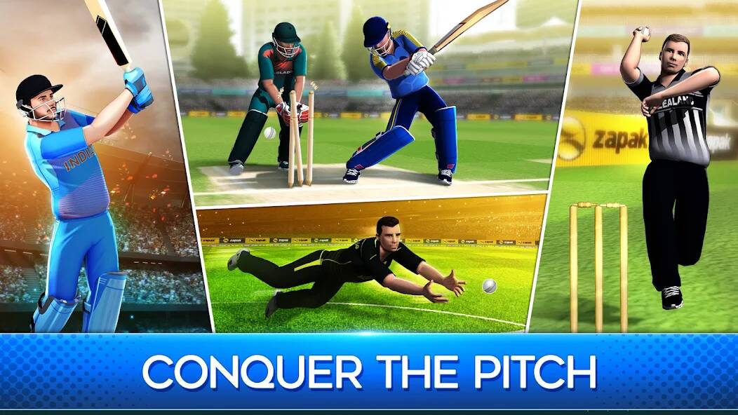 Скачать взломанную World Cricket Premier League [МОД открыто все] на Андроид - Версия 0.4.6 apk