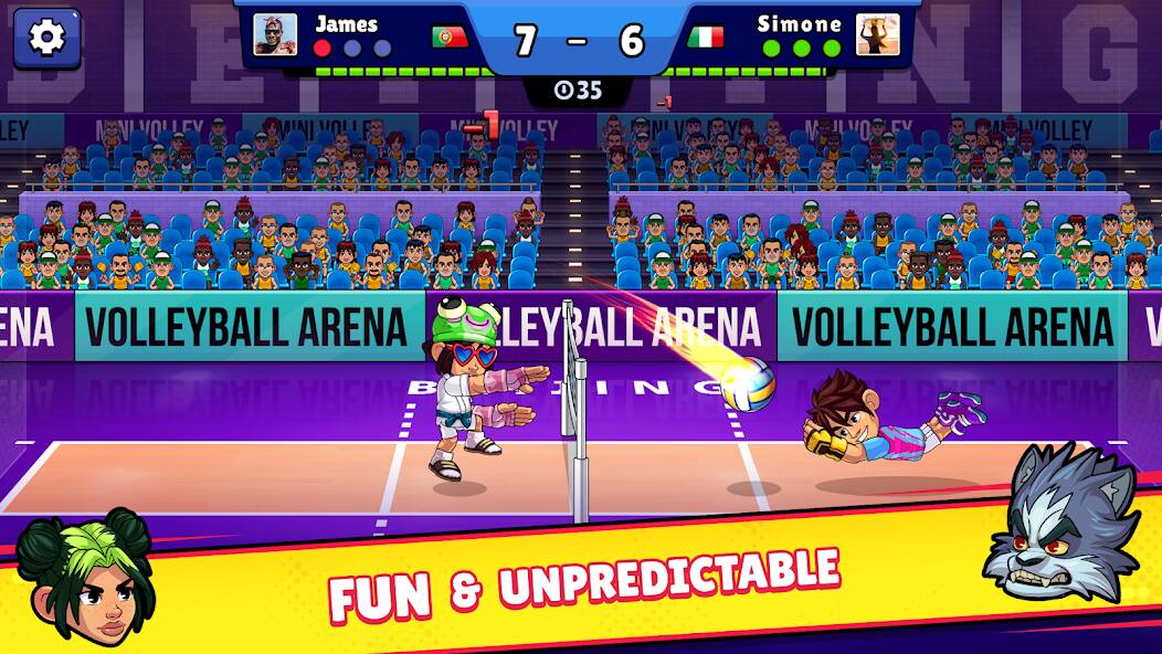 Скачать взломанную Volleyball Arena: Spike Hard [МОД много монет] на Андроид - Версия 0.9.7 apk