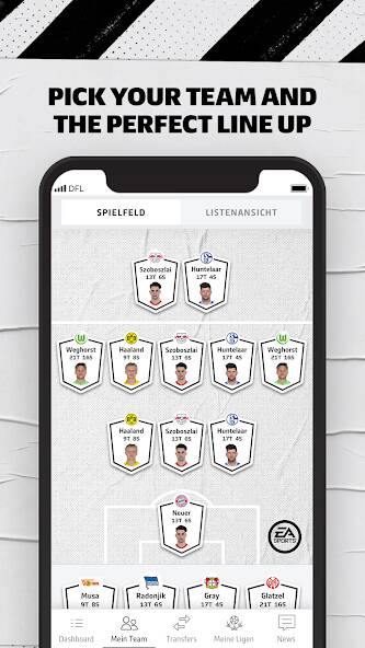 Скачать взломанную Bundesliga Fantasy Manager [МОД безлимитные деньги] на Андроид - Версия 1.4.5 apk