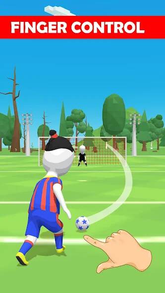 Скачать взломанную Стикмен: штрафной удар футбол [МОД много монет] на Андроид - Версия 2.4.9 apk